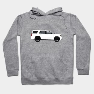 White SUV Tahoe Hoodie